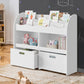 Oikiture Kids Bookshelf Toy Storage Box Organiser Display Shelf White
