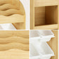Oikiture Kids Bookshelf 4 Bins Toy Box Storage Organiser Display Shelf