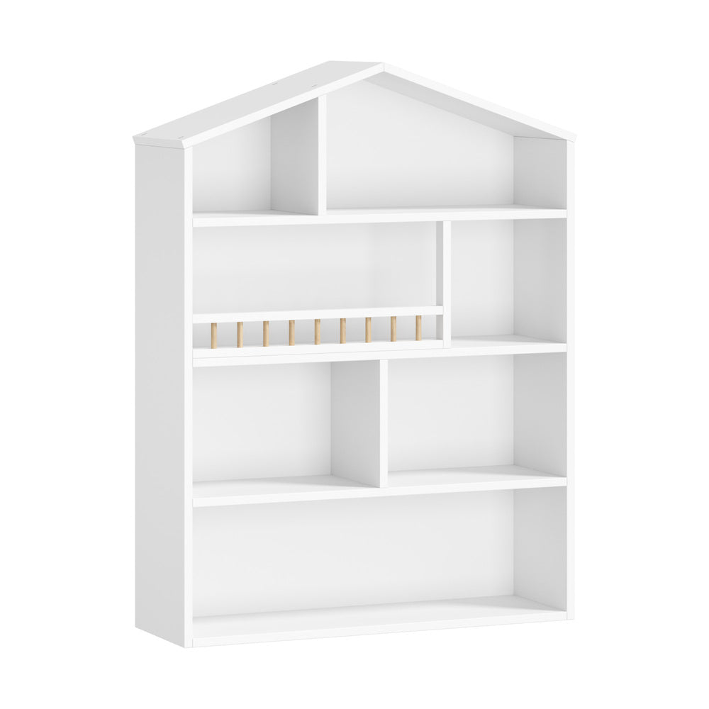 Oikiture Kids Bookshelf Bookcase Organiser Display Shelf