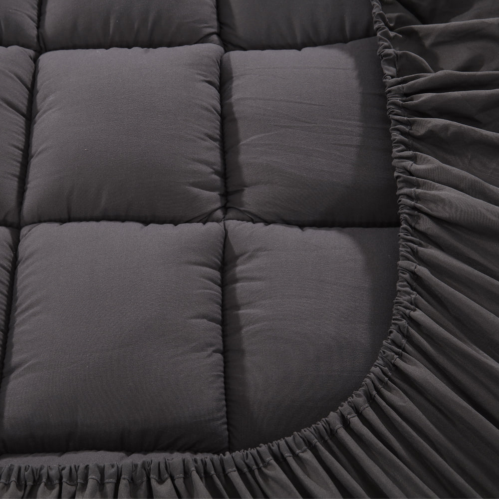 Giselle Bedding Mattress Topper Pillowtop Bamboo Charcoal