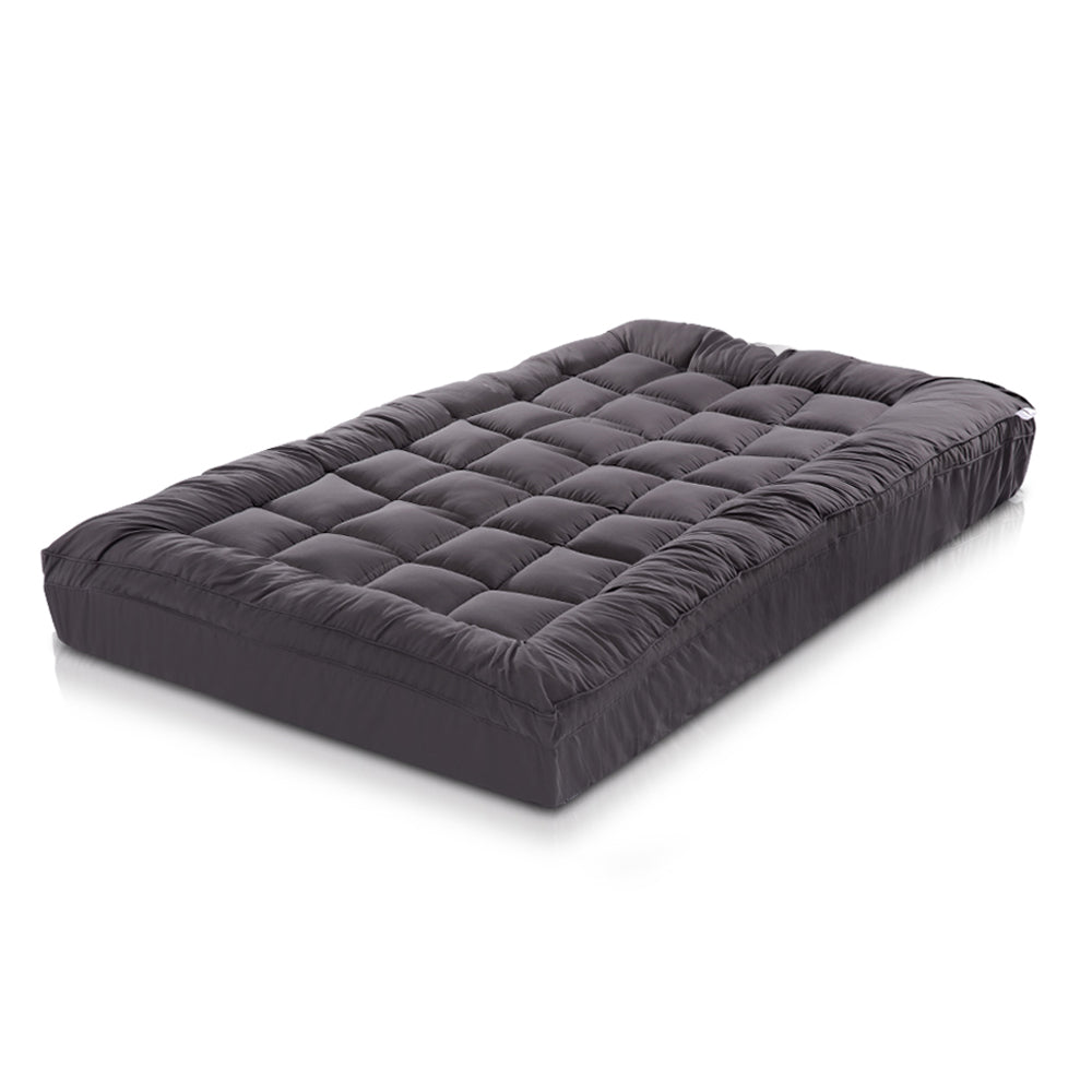 Giselle Bedding Mattress Topper Pillowtop Bamboo Charcoal
