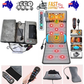 10 Vibrating Motors Massage Mat Full Body Heated Mattress Pillow Pain Relief