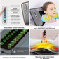 10 Vibrating Motors Massage Mat Full Body Heated Mattress Pillow Pain Relief