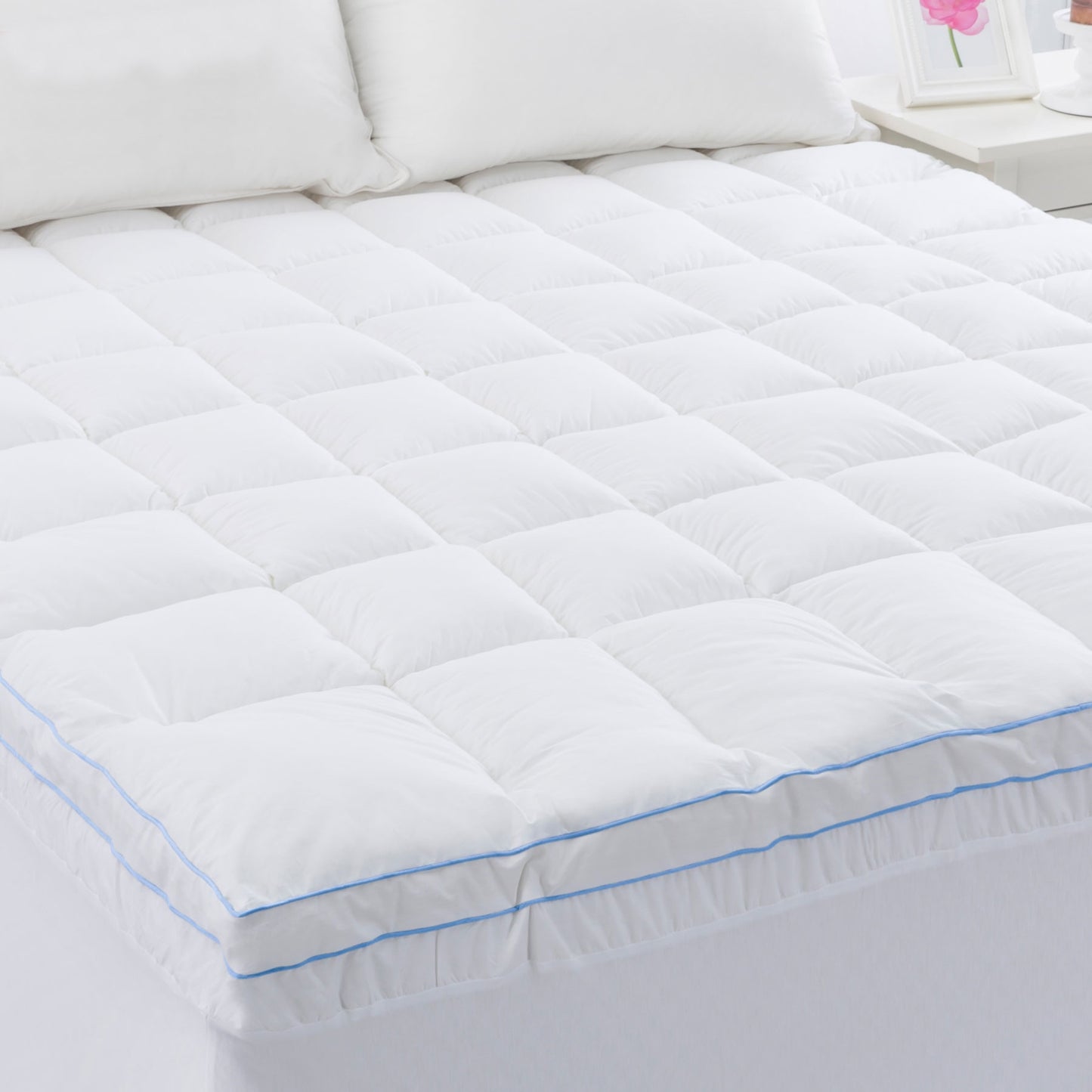 Cloudland 750GSM Memory Resistant Microball Fill Mattress Topper
