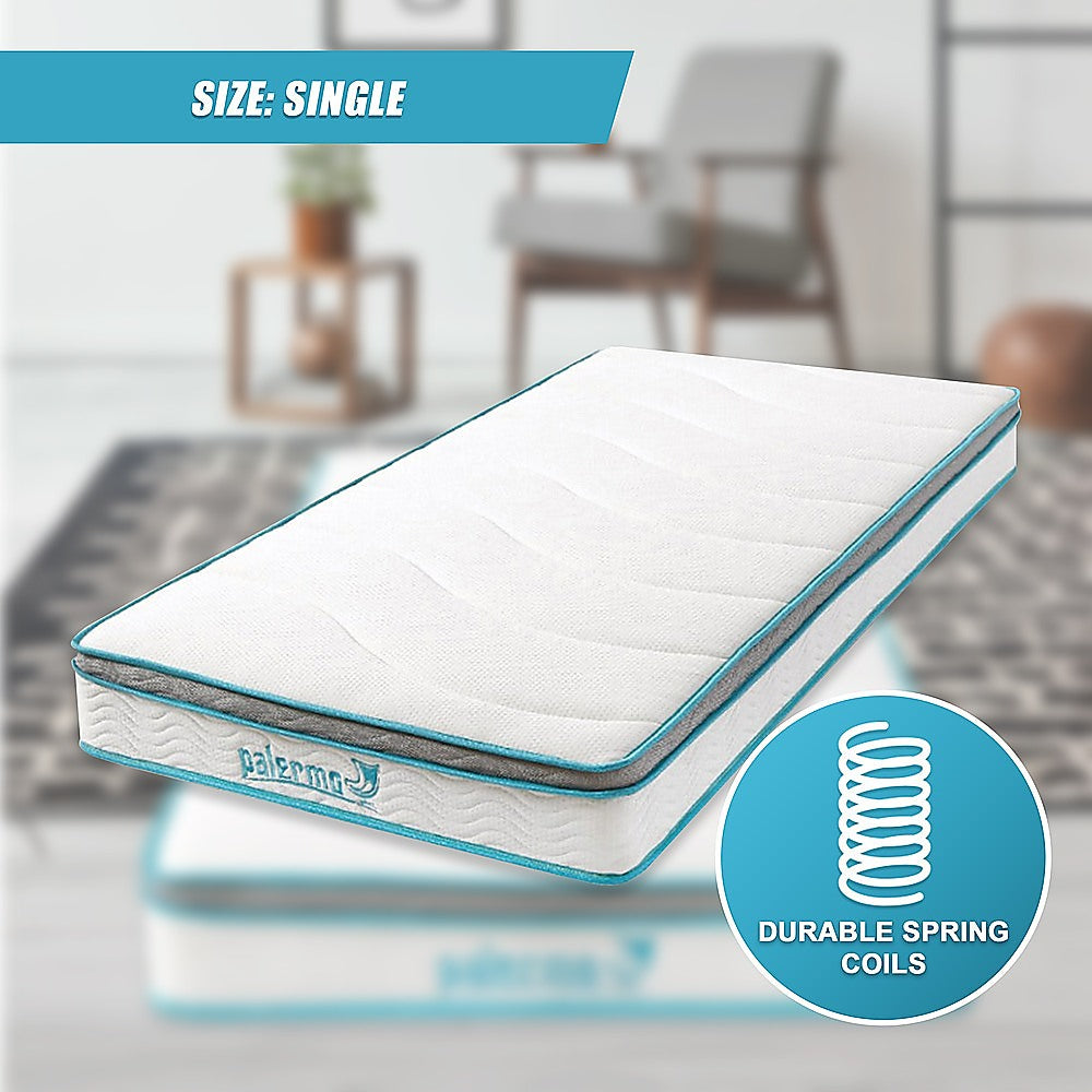 Palermo 20cm Memory Foam and Innerspring Hybrid Mattress