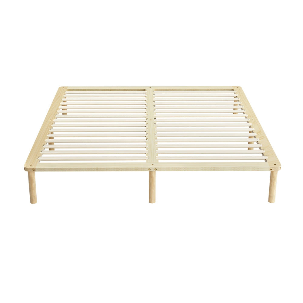 Artiss Bed Frame Wooden Base Mattress Platform Timber Pine AMBA