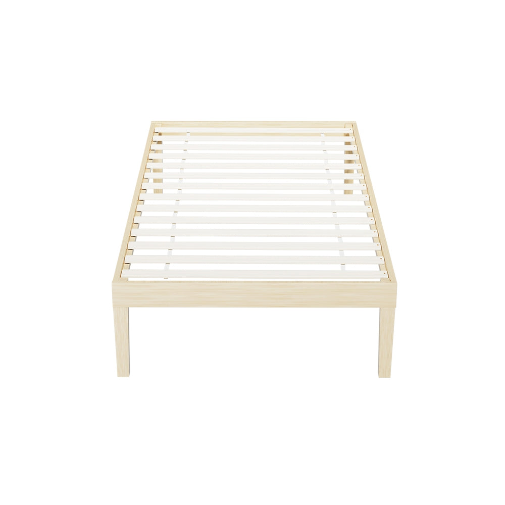 Artiss Bed Frame Wooden Base Mattress Platform Timber Pine BRUNO