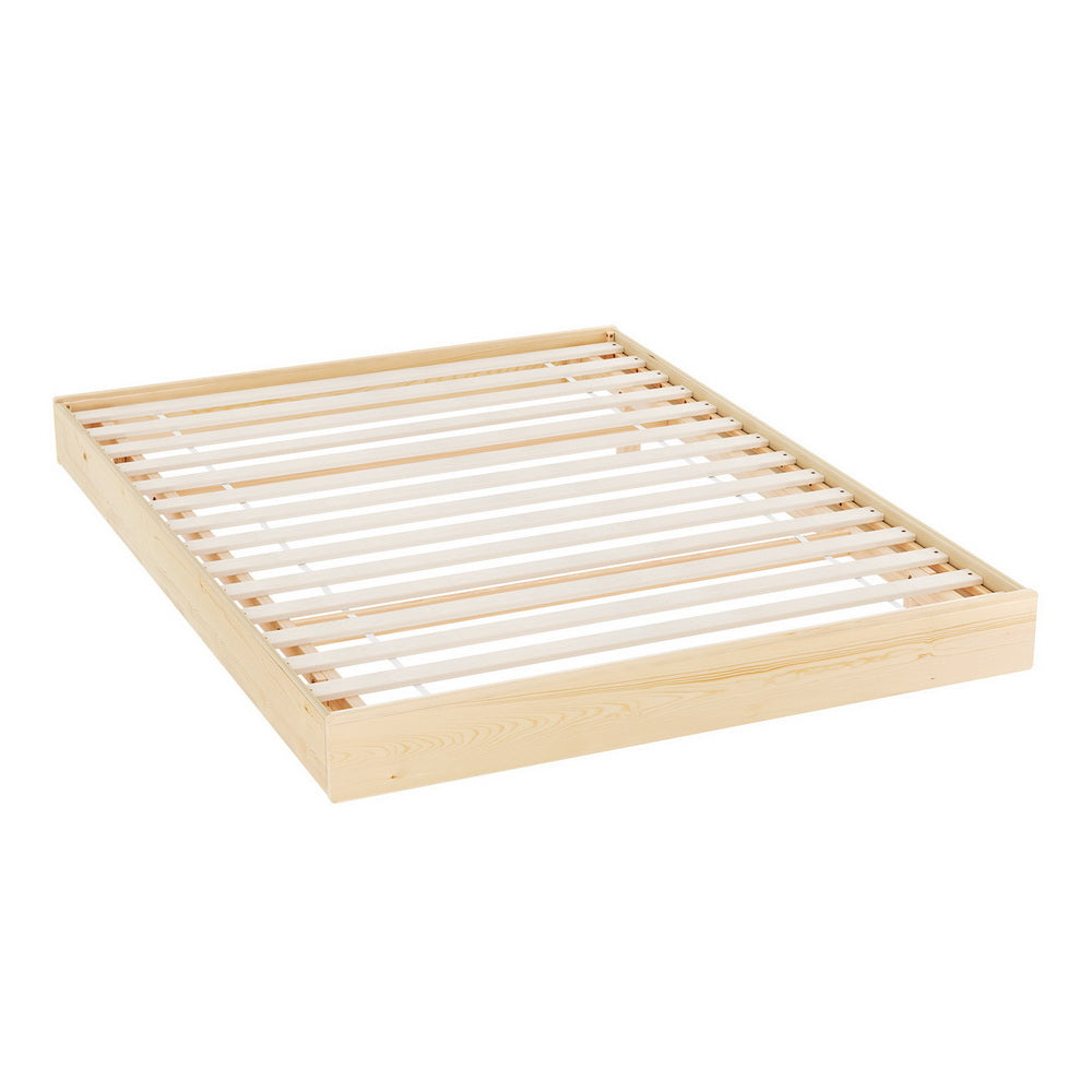 Artiss Bed Frame Floating Wooden Mattress Base Platform Timber ODIN
